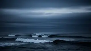 Calming Ocean Waves Sounds | Quiet Night for Stress Relief and Calm Mind with Soft Night Sea Sounds