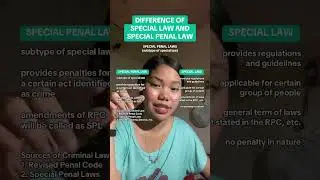 Special Laws and Special Penal Laws ⚖️ | Crim Topic 07