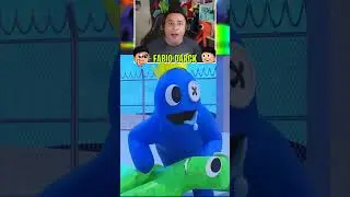 AZUL BAB&Atilde;O E MONSTRO VERDE PRECISA DE AJUDA NO RAINBOW FRIENDS #shorts