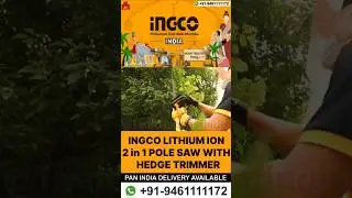 #ingco 2 in 1 POLE SAW AND HEDGE TRIMMER #HPTS201681 CONTACT US 9461111172 #hedgetrimming  #polesaw