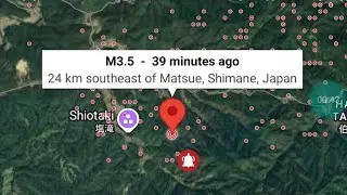 Shiotaki, Japan High Magnitude Earthquake Calculation Warning 1/6/2026 - 4/21/2026.