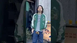 【綺麗な発色のグリーンはジーンズに良く合う👖✨】テーラー東洋 Tailor Toyoリバーシブル スカジャン