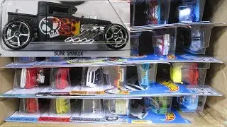 2017 K WW Hot Wheels Factory Sealed Case unboxing with Forza Bone Shaker