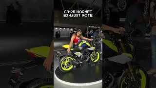 Honda CB125 Hornet Exhaust Note