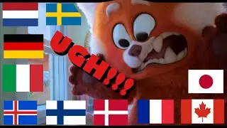 STUCK IN THE TOILET *SCENE* Multilanguage // Turning Red