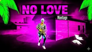 NO LOVE 🔥 Free Fire Beat Sync Montage | Headshot + Clutch Highlights | FF Pro Gameplay 2025