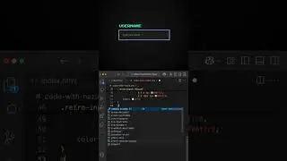 Retro Pixel Glitch Input Field in 15 Seconds | HTML & CSS | Code with Nazia