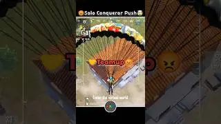 Teamup In Solo Conqueror Push 😡🤯 #pubgmobile #pubg