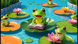 🐸 Five Little Frogs ABC Fun 🔤🎶 | Fun Alphabet & Learning Song for Toddlers