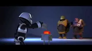 Robots Shock Each Other -  What Does a Button-Bot Do? #2  - Vacant Planet - McSteed TV