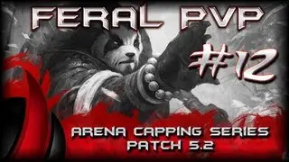 WoW Feral Druid MoP Patch 5.2 PvP: Arena 2v2 Capping #12 / Shadow Priest - Feral