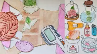 [🫧Paper ASMR🫧]⛱️Back Sunburn Recovery & Deep Sea Hot Shell Massage SPA 👂Paper ASMR