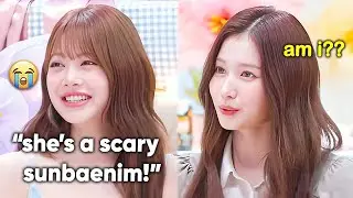 Eunchae calls TWICE Sana a scary senior (ft. jealous Kazuha)
