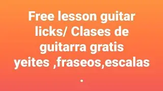 Secuencias Diatonicas - free lesson guitar (ej15)