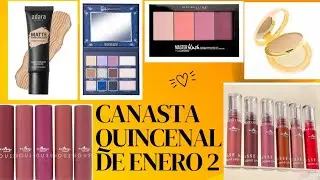 Canasta quincenal de Enero 2 ¡Estrenaré cosméticos por fin! 😍
