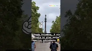 Columbus monument in Barcelona