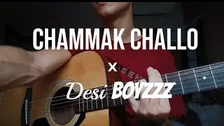 Chammak challo x Desi Boyz (fingerstyle guitar cover)
