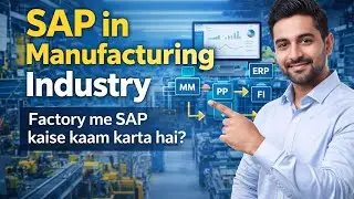 SAP in Manufacturing Industry | Factory me SAP kaise kaam karta hai? | Hindi