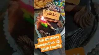 ✨ Happy Birthday #LittleChamp 🎉 | #Family #Cake Cutting #Celebration #HappyBirthday #AnshTheTinyTots