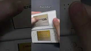 MOVING Dead Pixels on a DS Lite Screen #shorts #nintendo #ds #pokemon #restoration