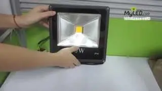 IP66 LED Flood Light 30W 2700-3000LM Integrated Warm White-Black(AC85-265V) - MyLED.com