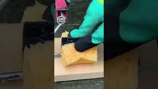 Paint roller handle and dishwashing sponge! That's Smart!
