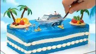 ASMR - Eating Cute Miniature World Cakes with Relaxing Sounds #asmr #aiasmr