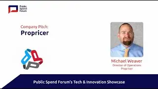 ProPricer Government Edition GE: Pitch at GovShop's Tech & Innovation Showcase