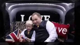 Kate and Phillip's Wedding in the Yorkshire Party Booth Taxi