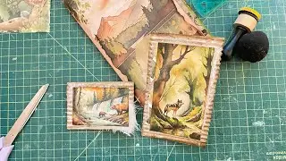 Forest Falls Freebie - Project 12 : Toppers 1 Corrugated Cardboard