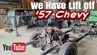 We pull the body off the '57 Chevy!!!