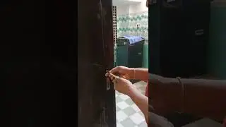 granite chokhat Mein door fitting kaise karen and metric lock Kaise fitting Karen