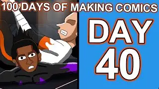 100 Days of Making Webcomics Day 40: Long Speed Paint Day