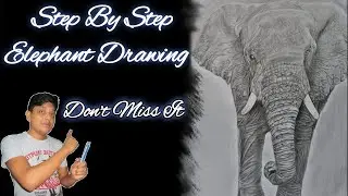 How To Draw An Elephant Step By Step