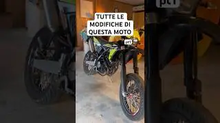 le ultime modifiche sono assurde 😂 #fantic #125 #motovlog #street #motorcycle #cross #4t #motard