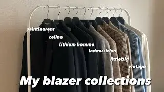 【総勢10着】テーラード狂いのテーラードコレクションを紹介！【saintlaurent,celine】