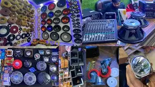 Panjab dj  Market In sultanpur| सबसे अच्छा Dj Setup😳sultanpur Dj Market |Dj Mixer Market Amplifier