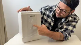 Паровой увлажнитель воздуха TURBRO 4 л/1 галлон из нержавеющей стали 304, увлажнитель с теплым па...