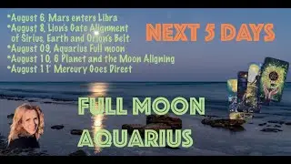 Full Moon in Aquarius August 2025, #Leo #Virgo #Libra  #Scorpio #Sagittarius #Capricorn #Aquarius