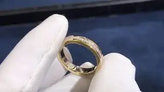 Cartier 18k Rose Gold Trinity Ring With Diamond