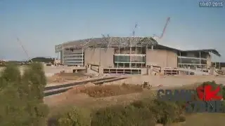Grand Stade (Lyon), Timelapse de la construction (2013-2016)
