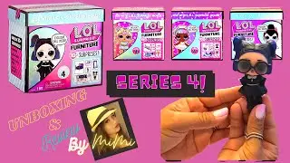 LOL Surprise Furniture SERIES 4 - Unboxing all of series 4 Furniture Sets