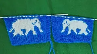 Elephant  design  for  sweater