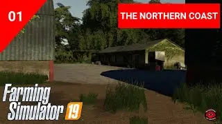 FS19/PC GRASSLANDS | Episode # 01 | Harvest wheat on field 1 for round bales |