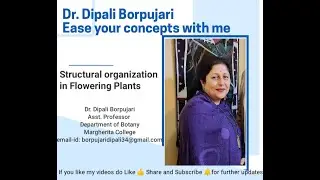 Structural Organization of Flowering Plants