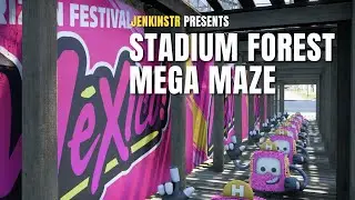 Stadium Forest MEGA MAZE - Forza Horizon 5 | Steering Wheel Gameplay