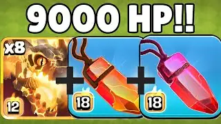 9000 HP SUPER DRAGONS Are UNFAIR in Clash of Clans!