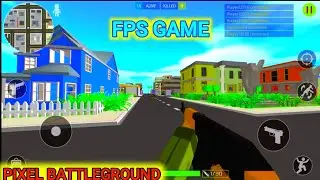 NEW FPS BATTLE ROYALE GAME 🎮 || PIXEL BATTLEGROUND GAMEPLAY #sigmaxcopygame #battleroyalegame