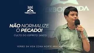NÃO NORMALIZE  O PECADO!  | MIN CÁSSIA ANDRADE | CULTO DO ESPÍRITO SANTO | 03/02/2026