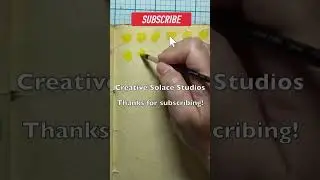 ⭐️Daniel Smith Cadmium Yellow Medium Hue🖌watercolor swatch short✨daniel smith short✨shorts